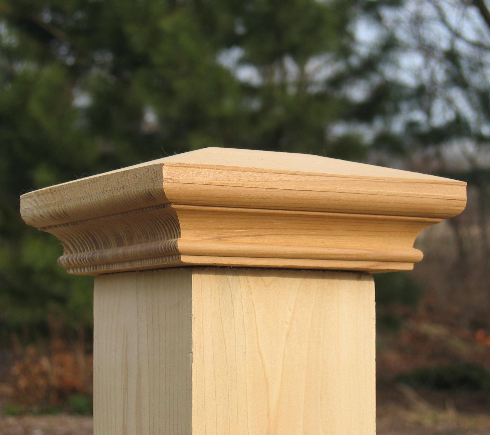 Miterless Post Caps™ Wood Fence Caps and Deck Tops | Post Cap Depot